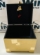 GOLD-COLOURED WOODEN CHEST