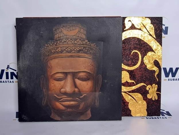 SERIES OF 4 PAINTINGS. REF:CU112