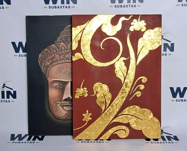 SERIES OF 4 PAINTINGS. REF:CU113