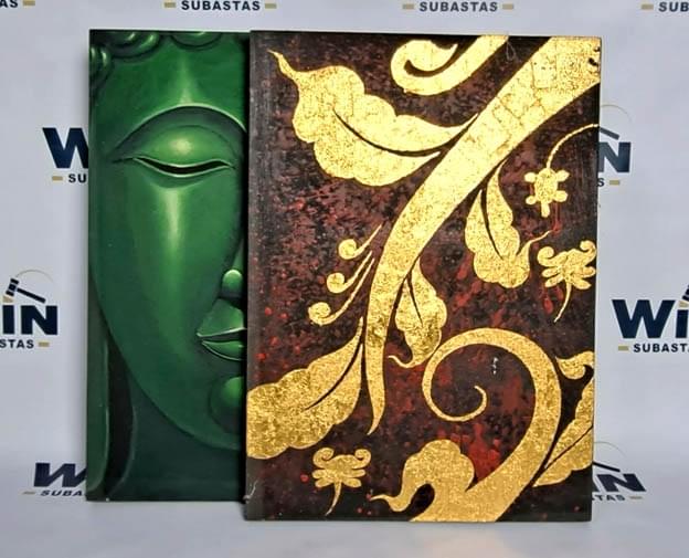 SERIES OF 4 PAINTINGS. REF:CU113