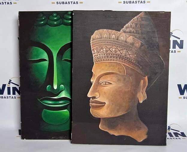 SERIES OF 4 PAINTINGS. REF:CU114