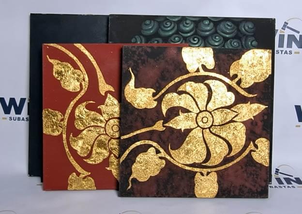SERIES OF 4 PAINTINGS. REF:CU115