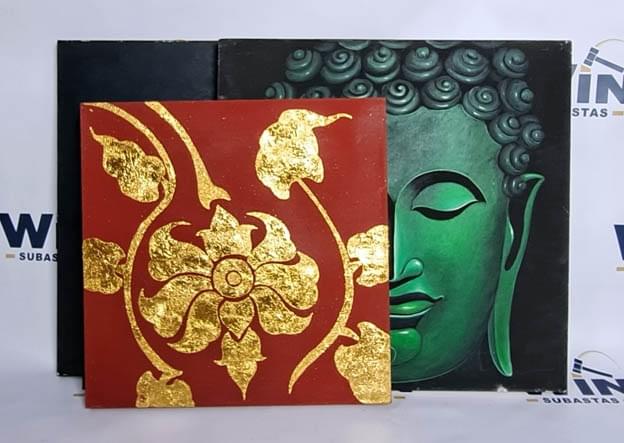 SERIES OF 4 PAINTINGS. REF:CU115