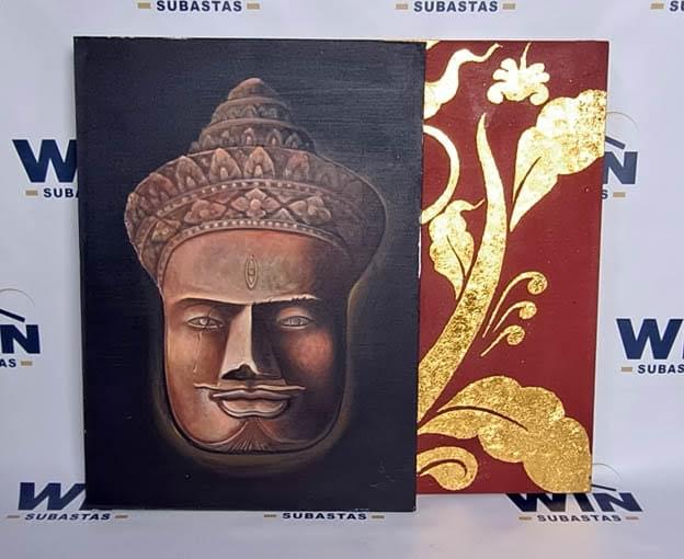 SERIES OF 4 PAINTINGS. REF:CU113