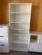 LOTE DE MUEBLES BLANCOS ( 4 UNIDADES), ESTANTERIAS Y ARMARIO
