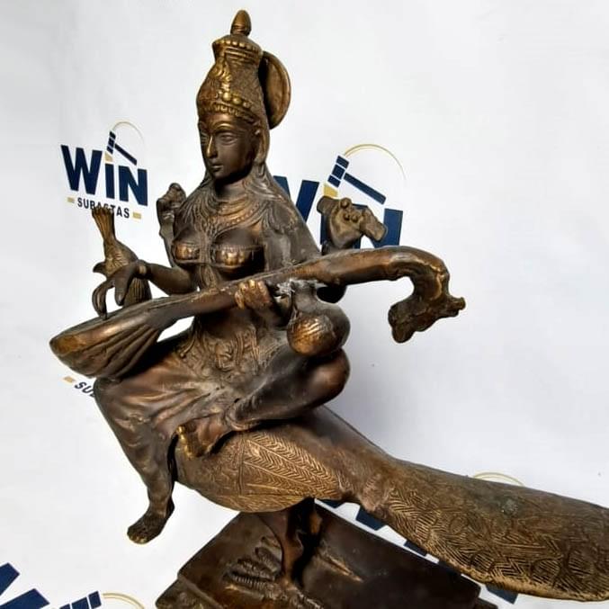 Figura Saraswati metal DC163