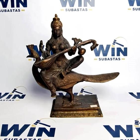Figura Saraswati metal DC163