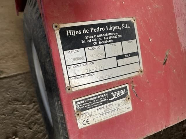 Lote Remolque 1 Eje Trunque PLT3500