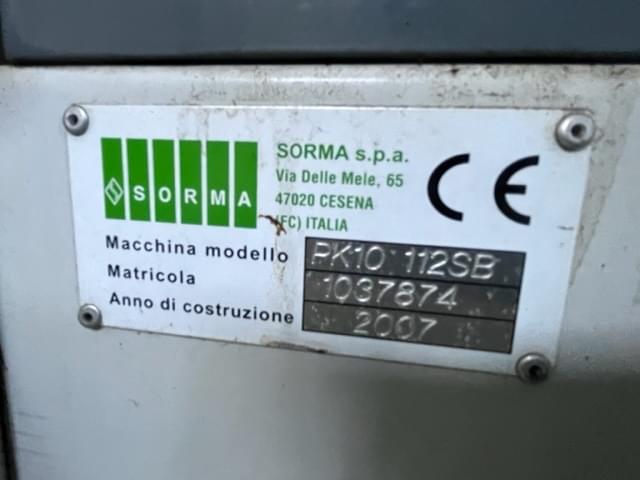 Enmalladora Encestadora automática de cestas de Fruta,  SORMA PK10-112SB   Nº 1037874