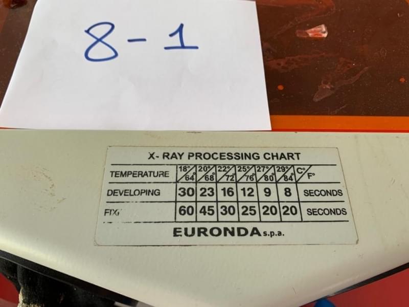 REVELADOR RADIOGRAFIA DENTAL EURONDA