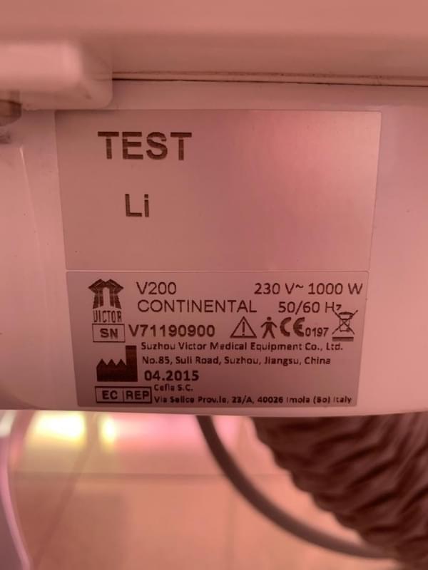 SILLON EQUIPO DENTAL VICTOR V200 CONTINENTAL 2015 ( BOX9)